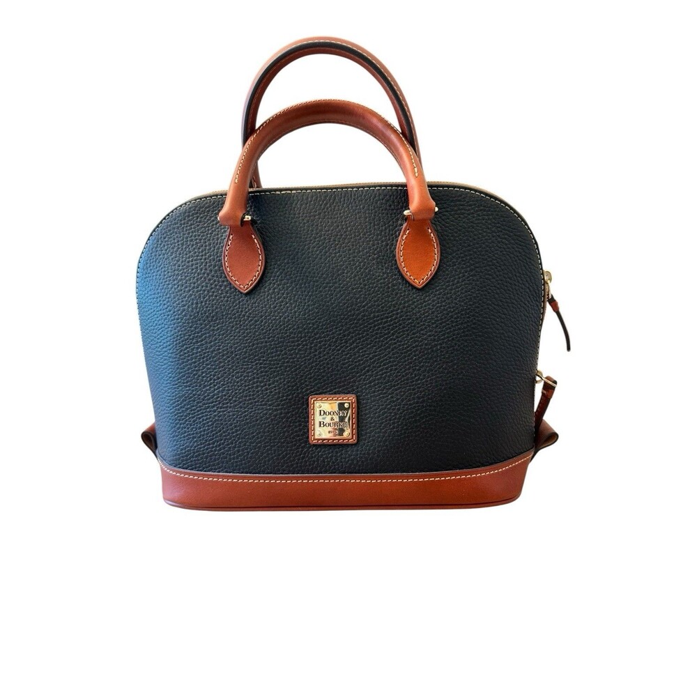 Dooney & Bourke Zip Zip Satchel Pebble Grain Collection NWT